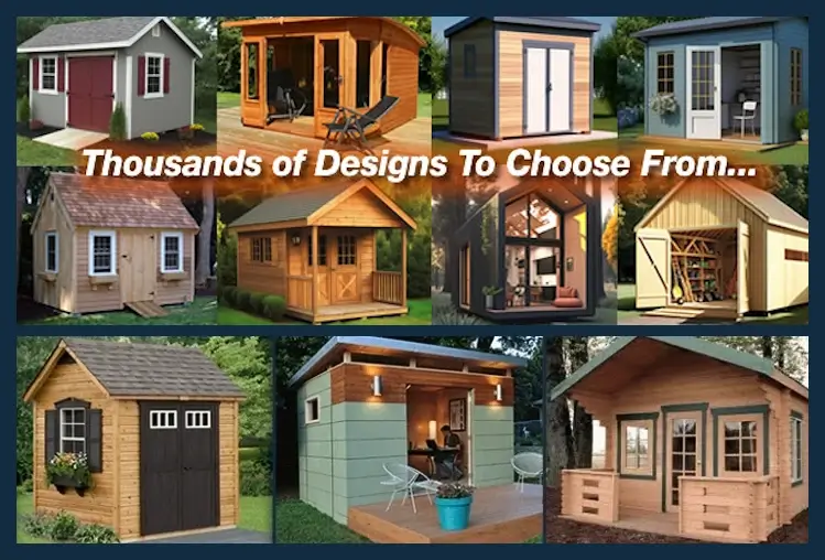 image of sample shed designs